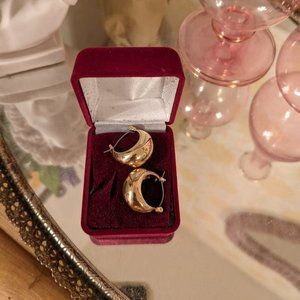 Small Gold Chunky Hoops